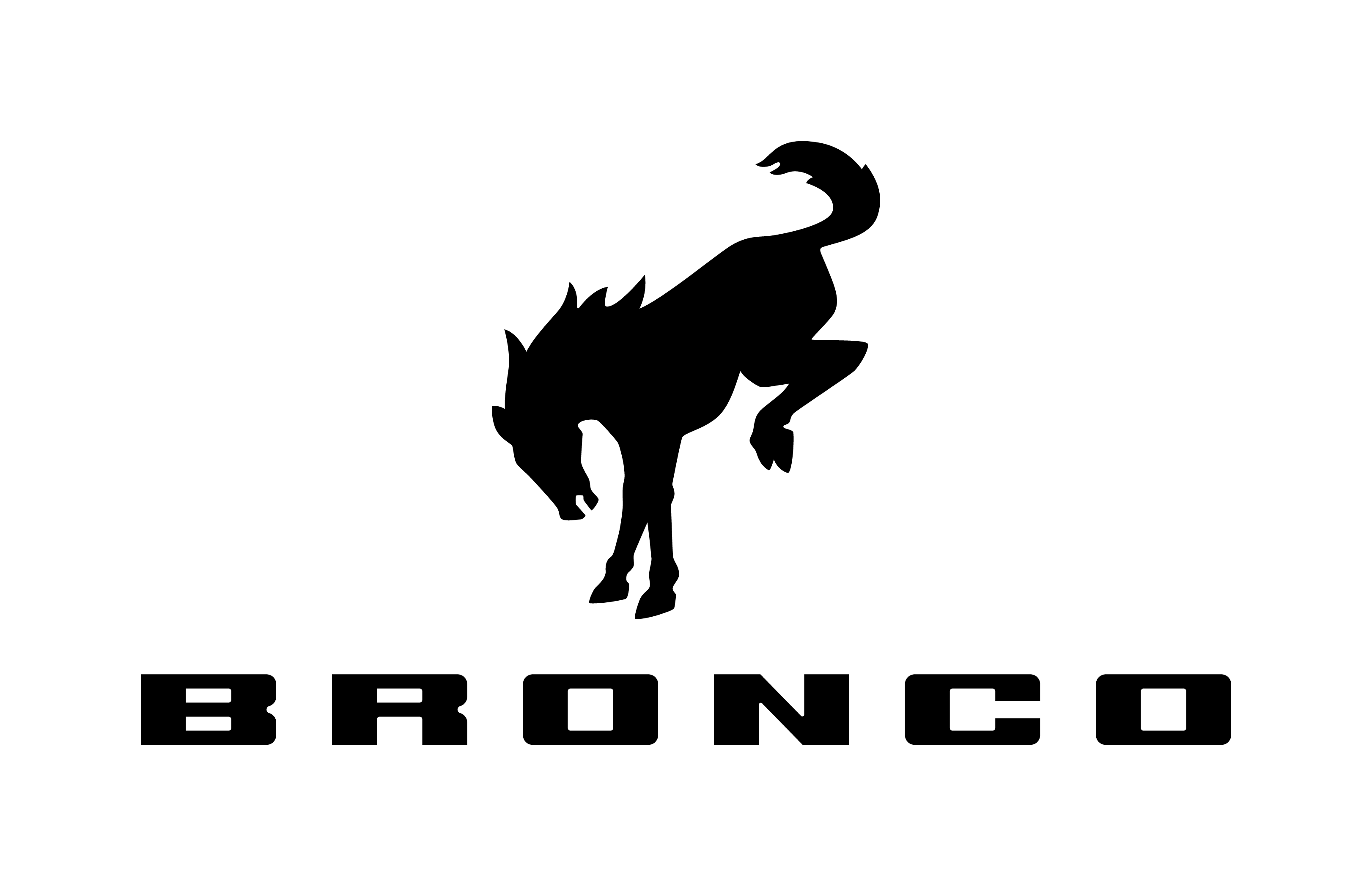 Bronco Logo Black